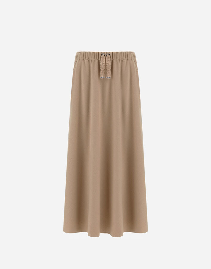 Herno RESORT SKIRT IN CASHMERE-FEEL FLANNEL  GN00028DR129341985