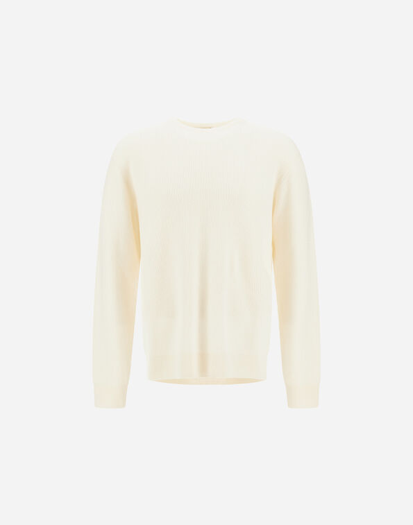 Herno SWEATER IN RIBBED WOOL CASHMERE  MG000175U702701000