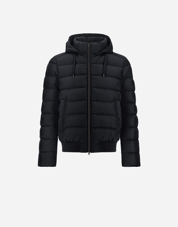 Herno JACKET IN CHANGING NYLON AND SUEDE EFFECT  PI0025UNW128609200