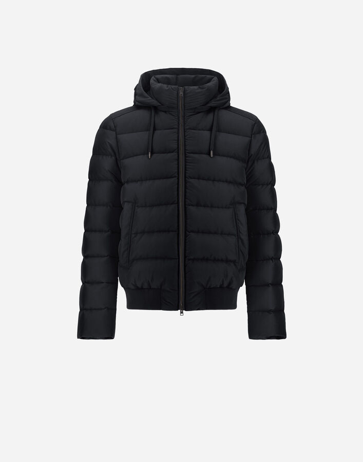 Herno JACKET IN CHANGING NYLON AND SUEDE EFFECT  PI0025UNW128609200