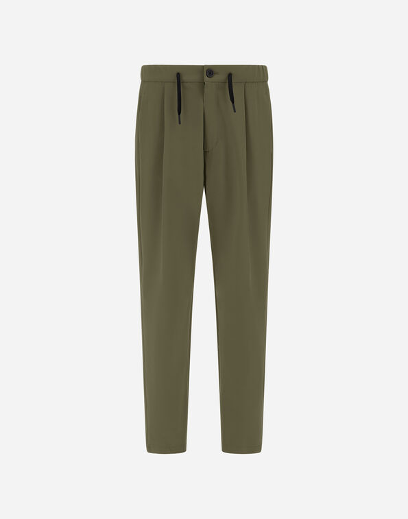 Herno LIGHT COMFORT STRETCH WOVEN TROUSERS  PT000155U12773S7400