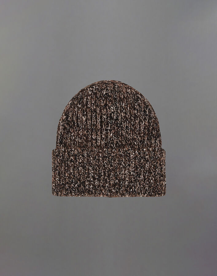 Herno LAMINAR BEANIE IN MOULIN&Eacute; KNIT  BER0032UL703799300