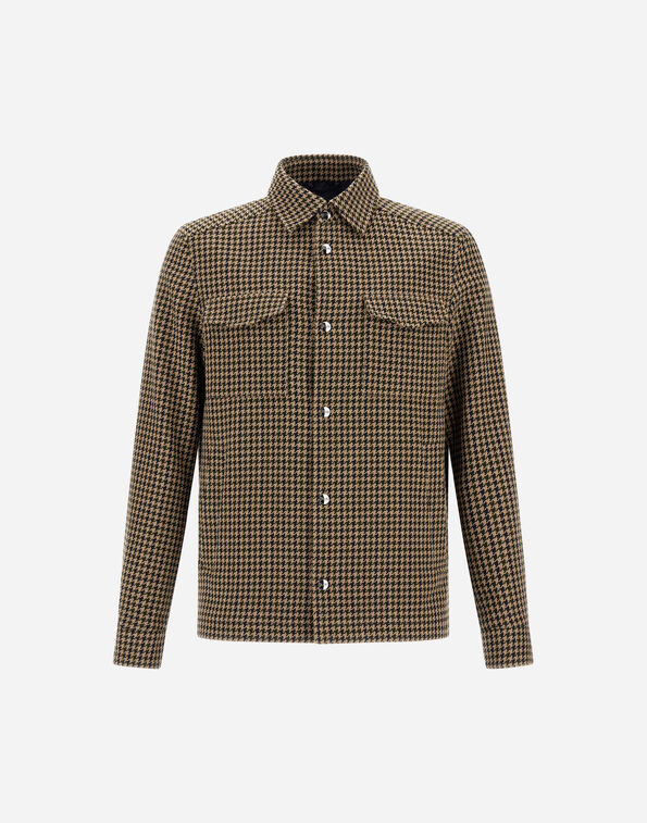 Herno SHACKET IN HOUNDSTOOTH WOOL AND COTTON  GI000548U334649277