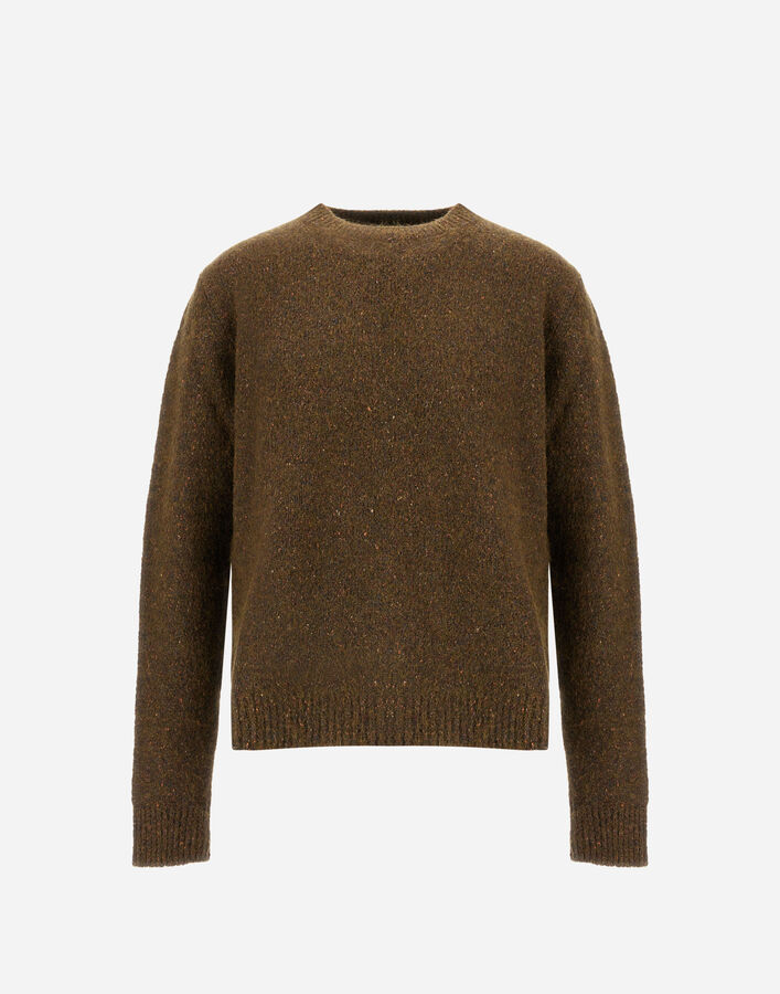 Herno SWEATER IN MELANGE WOOL BLEND  MG000181U702957780