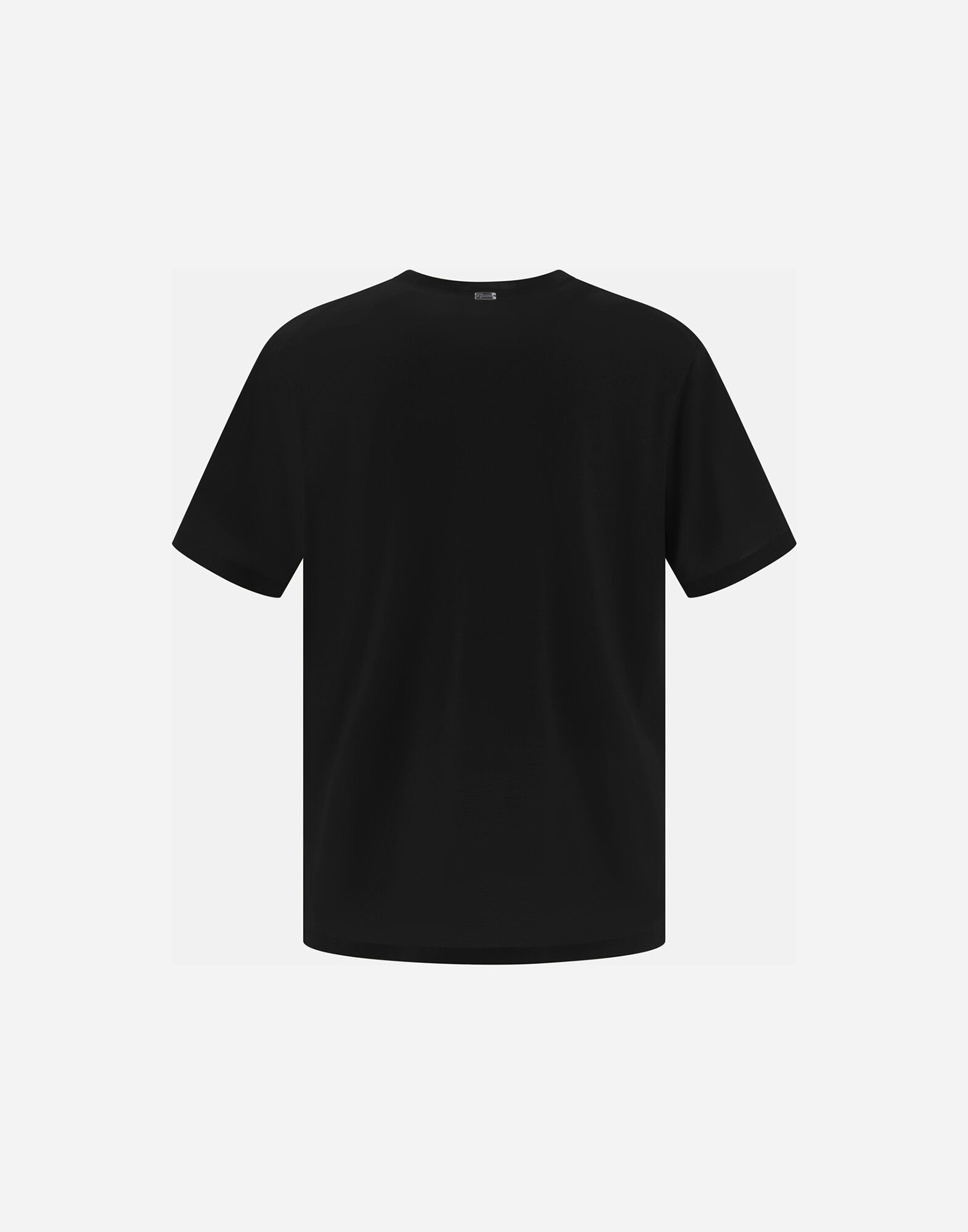 JERSEY CREPE T-SHIRT in Black for Men | Herno®