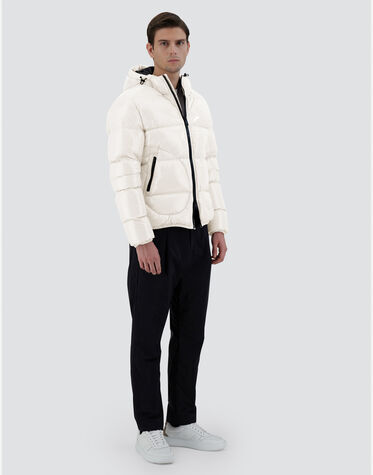 BOMBER JACKET IN GLOSS in White for Men | Herno®