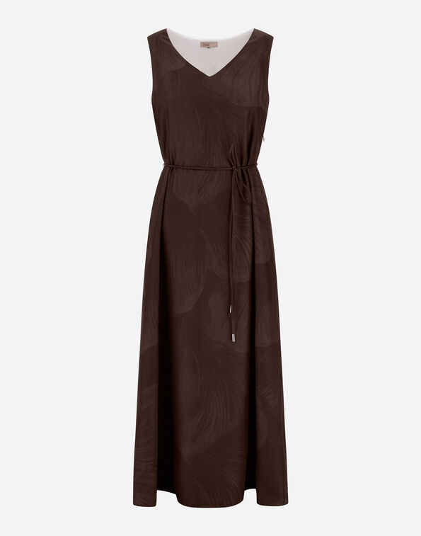 Herno RESORT DRESS IN PURE SILK WITH FLORAL PRINT  AB00025DR16019P8810
