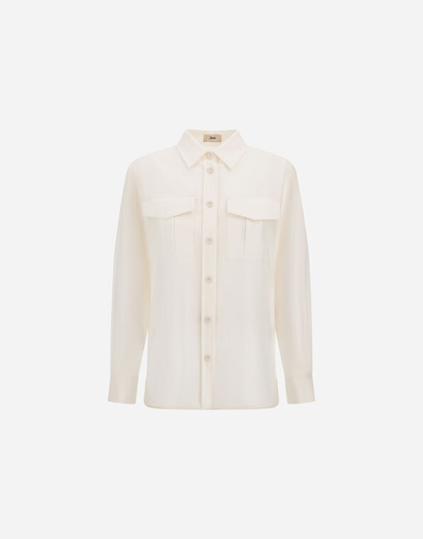 Herno SHIRT IN LIGHT STRETCH WOOLLY  CM000048D128081200