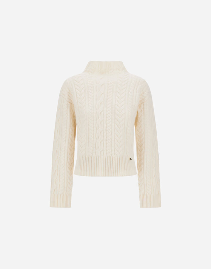 Herno CABLE-KNIT WOOL JUMPER  ML000077D703751000