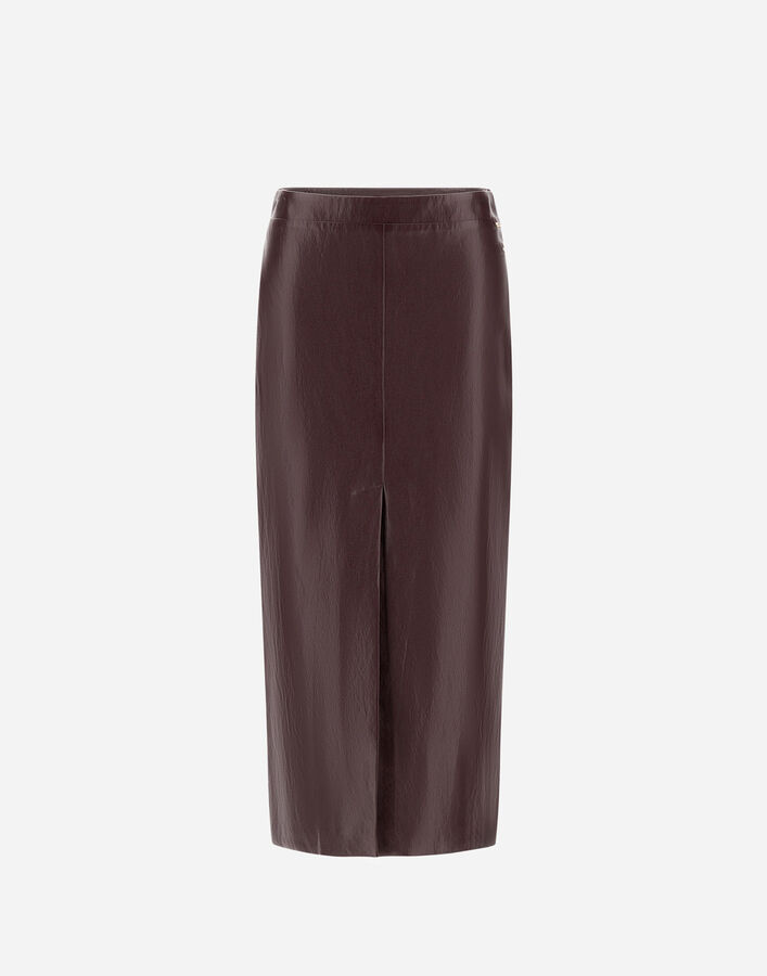 Herno LEATHER-EFFECT SKIRT  GN000121D129286715