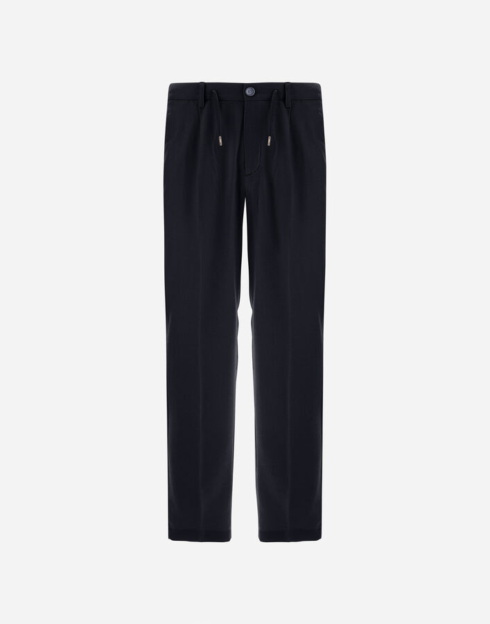 Herno RESORT TROUSERS IN CASHMERE AND SILK  PT00055UR380879200