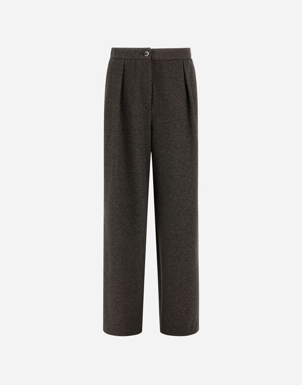Herno JACQUARD TROUSERS WITH DIAGONAL MOTIF  JPT00012D560478800