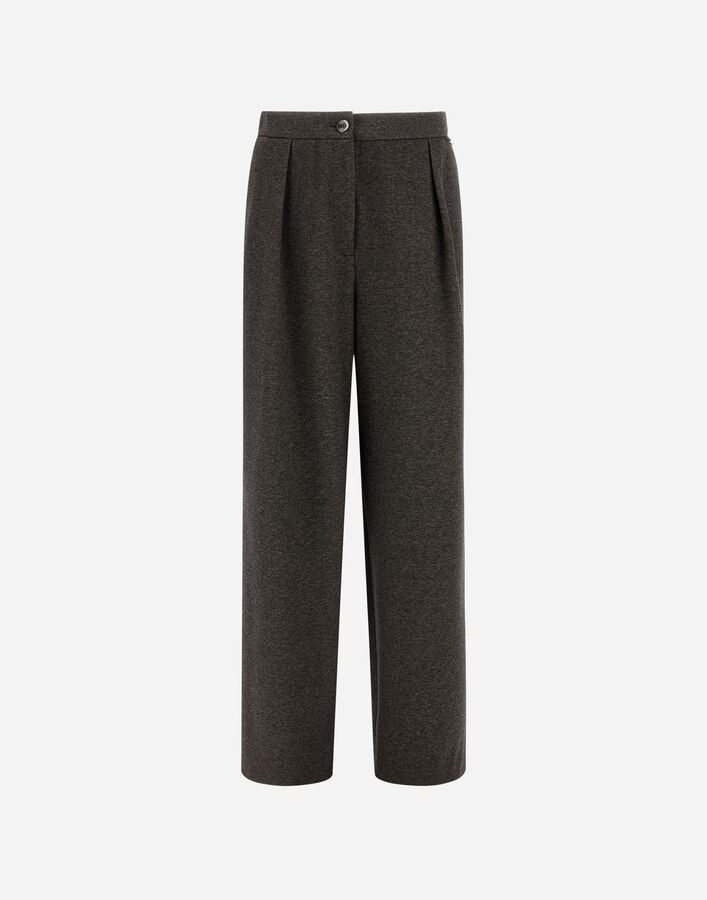 Herno JACQUARD TROUSERS WITH DIAGONAL MOTIF  JPT00012D560478800