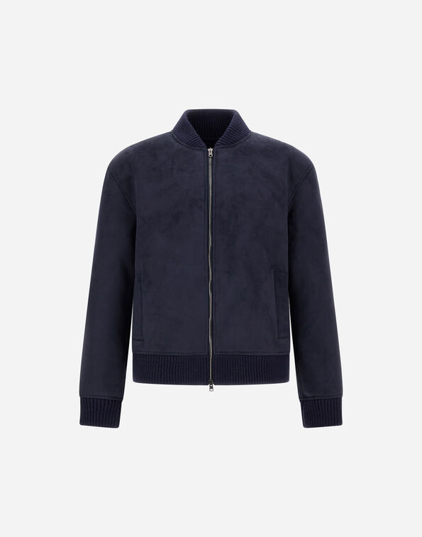 Herno FAUX SHEARLING BOMBER JACKET  GI000662U127549201