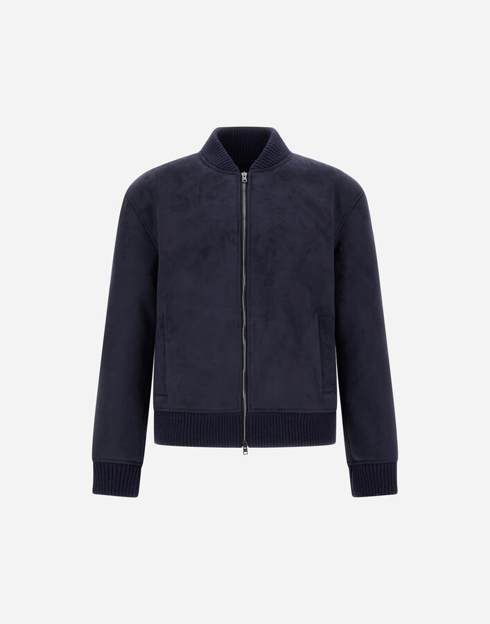 Herno FAUX SHEARLING BOMBER JACKET  GI000662U127549201