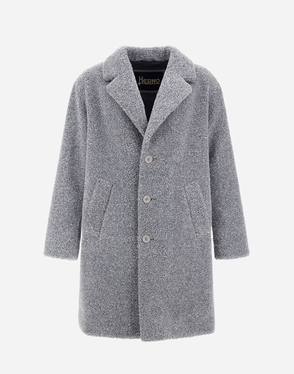 Herno COAT IN MELANGE TEDDY  CA000206U127359420