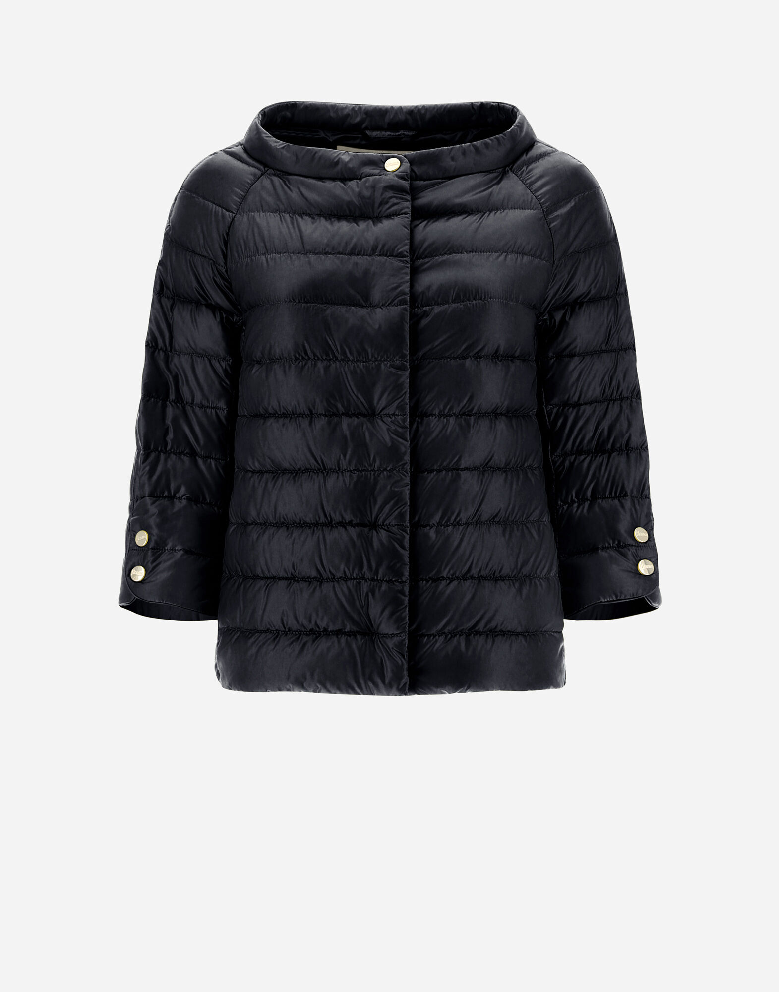 Manteau Herno Elisa Noir Avec Col En Renard - Taille 40 - Neuf Avec Étiquettes - Doudoune