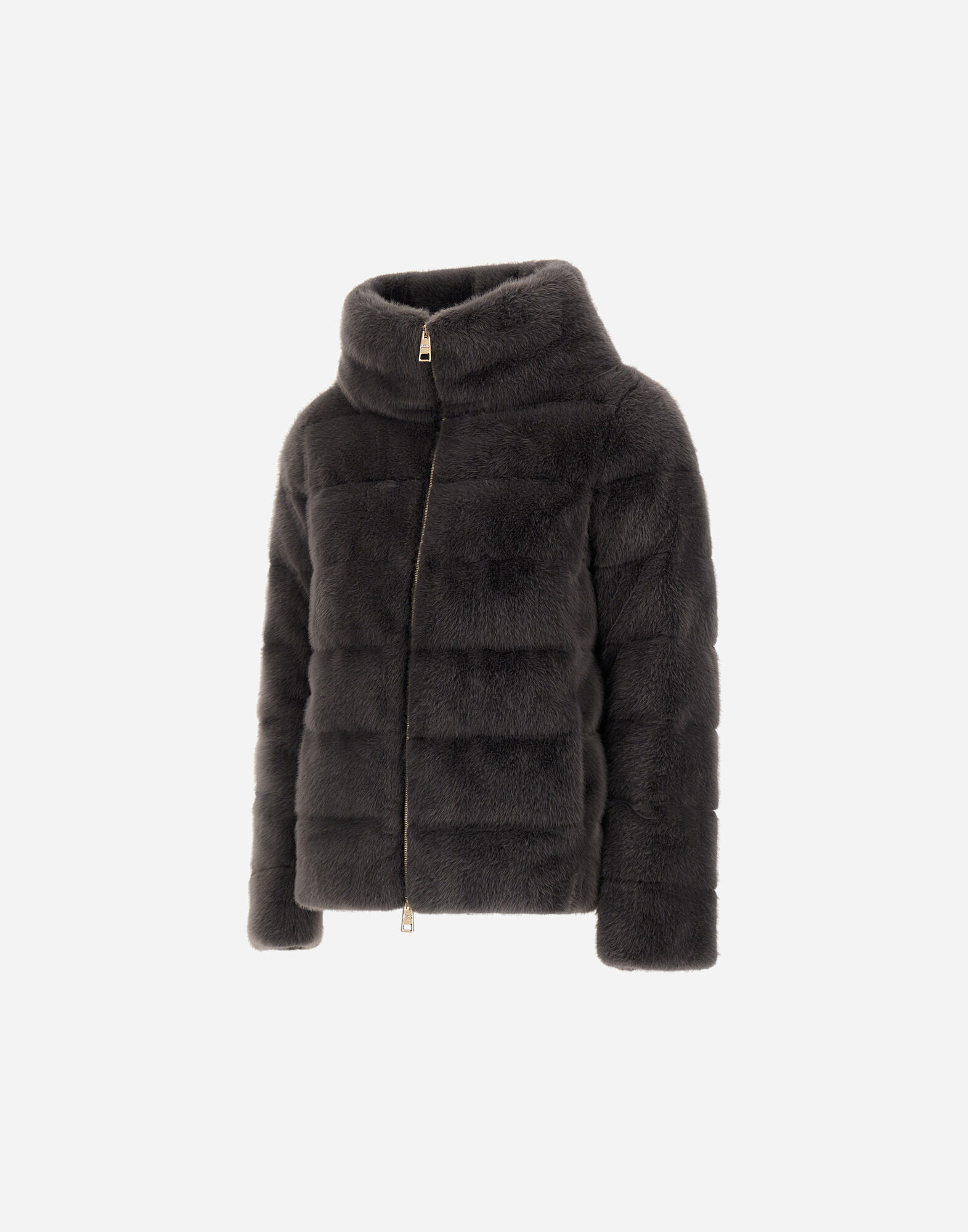 CAPPA IN LADY ALTERNATIVE FUR in Grey for Women | Herno®