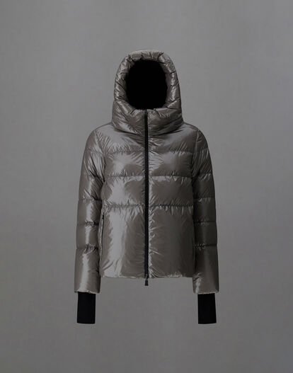 LAMINAR JACKET IN 2L GLAZED RIPSTOP in Grey for Women | Herno®