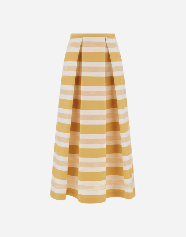 Herno SKIRT IN BOLD STRIPED COTTON  GN000111D132873411