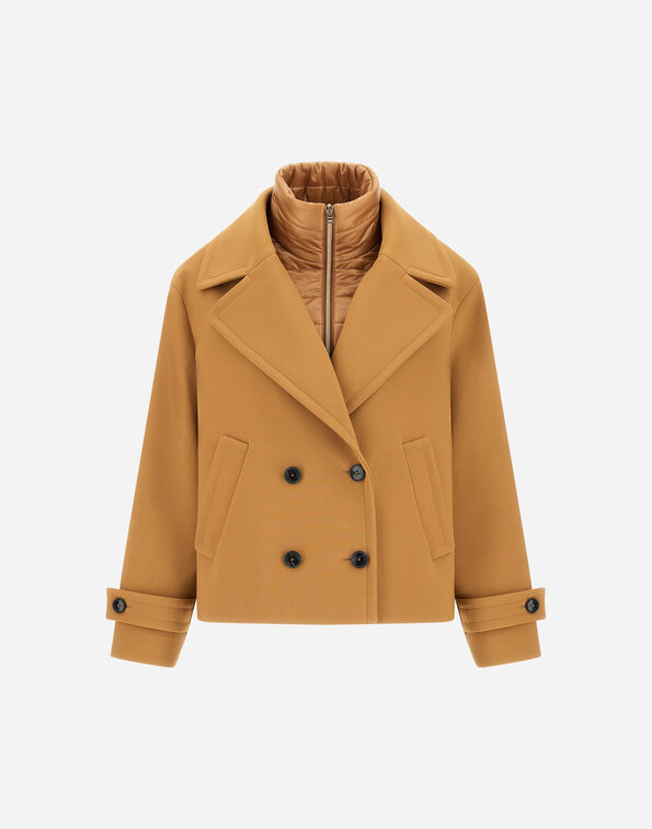 Herno PEA COAT IN 2-LAYER SCUBA AND NYLON ULTRALIGHT  GC000531D127712157