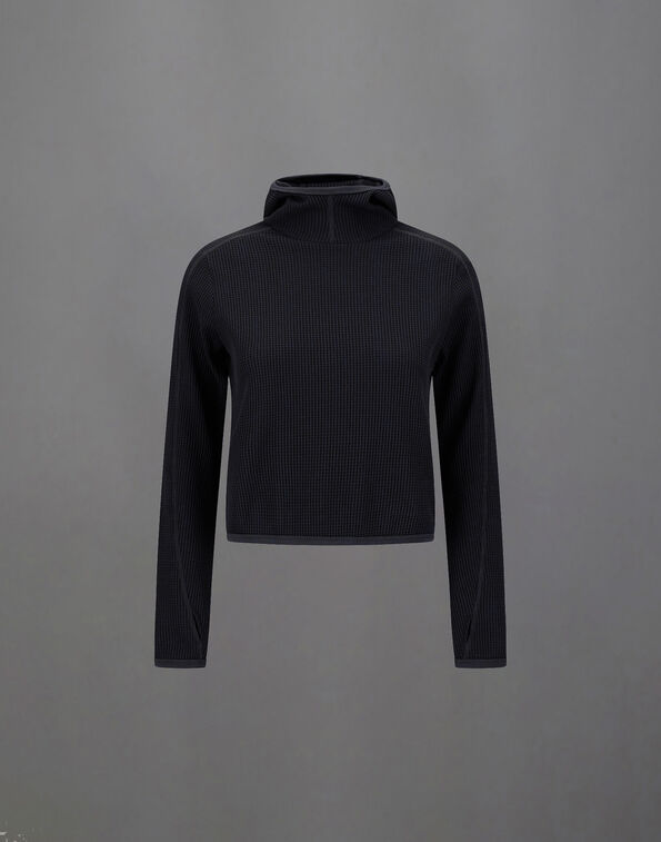 Herno LAMINAR SWEATSHIRT IN WAFFLE JERSEY  JG00052DL560339300