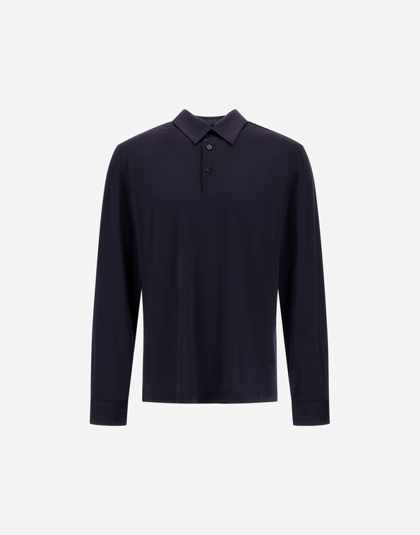 Herno WOOL JERSEY POLO SHIRT  JPL00156U520689200