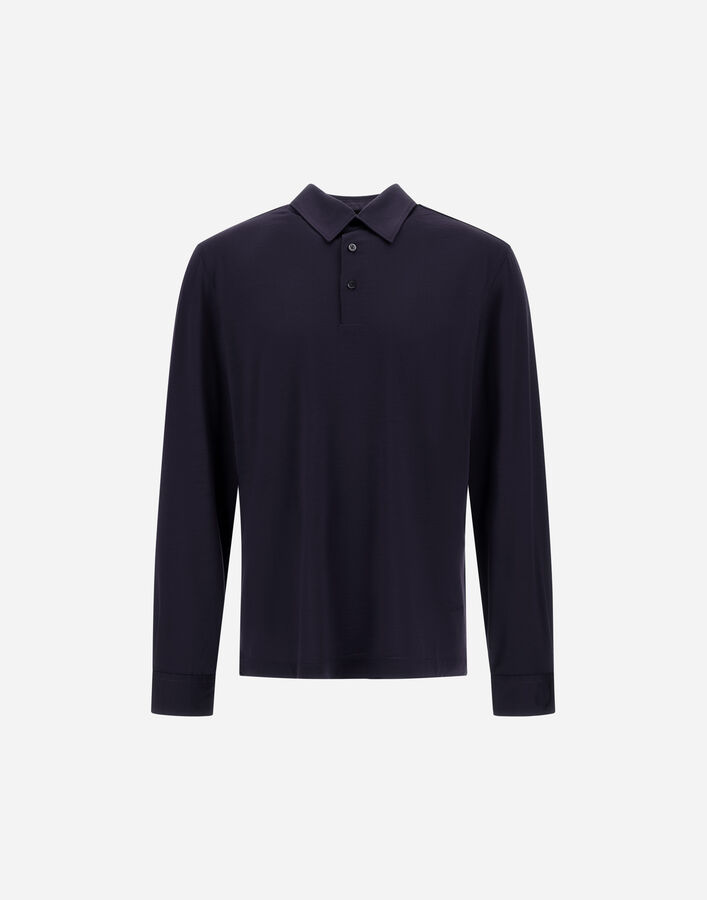 Herno WOOL JERSEY POLO SHIRT  JPL00156U520689200