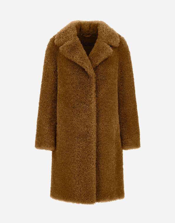 Herno COAT IN CURLY ALTERNATIVE FUR  GC000503D124212000