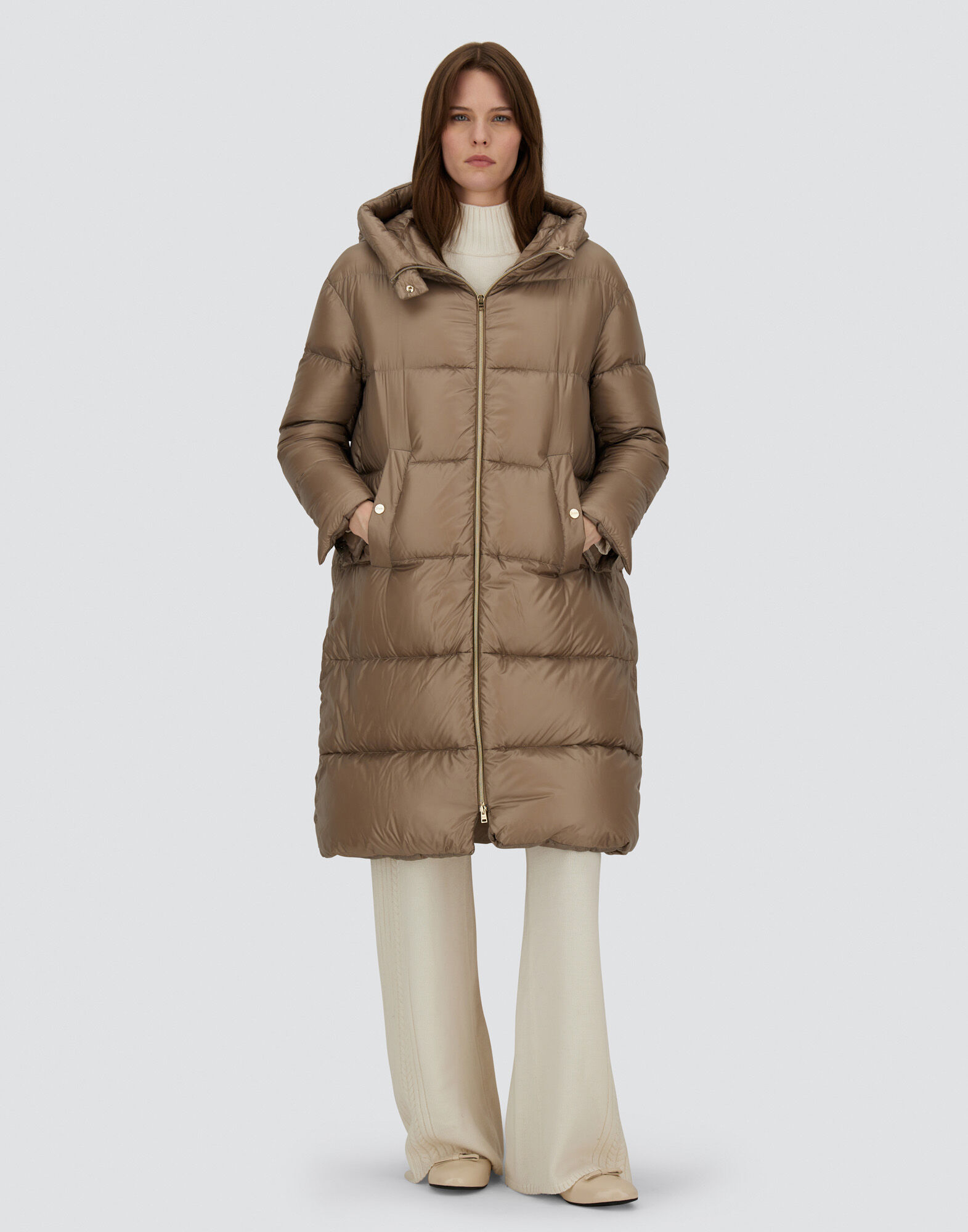 PARKA IN NYLON ULTRALIGHT in Dove Grey for Women | Herno®