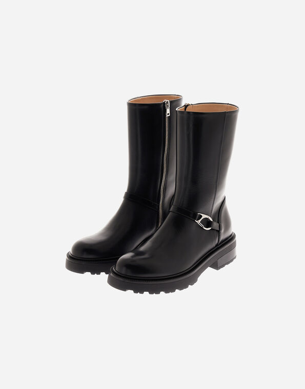 Herno SMOOTH LEATHER ANKLE BOOTS  SH000055D181579300
