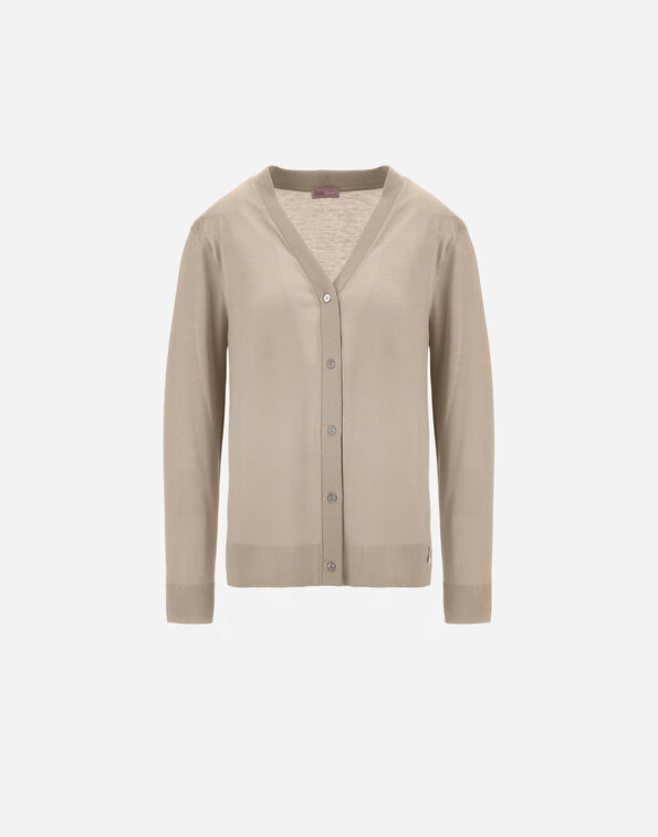 Herno RESORT CARDIGAN IN KNIT-EFFECT MELANGE JERSEY  JC00030DR521471985