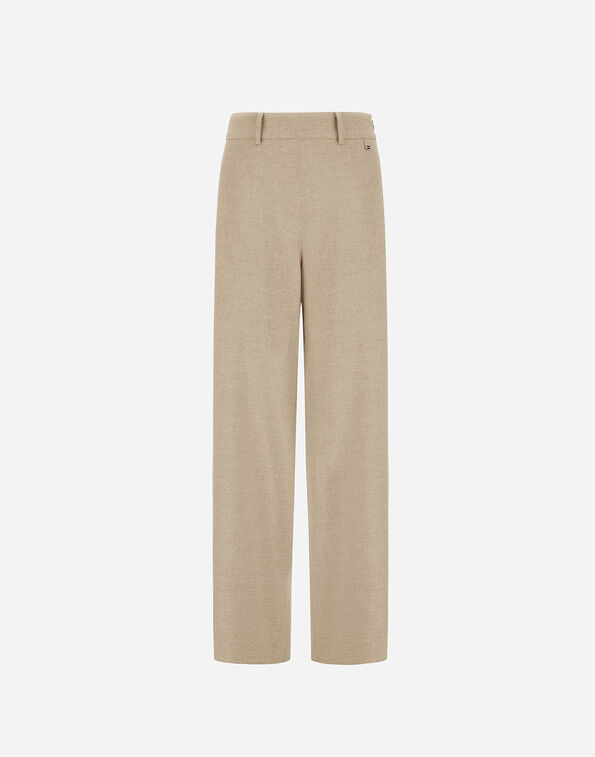 Herno RESORT TROUSERS IN MELANGE FLANNEL  PT00045DR126521982