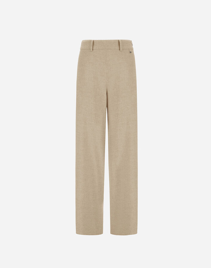 Herno RESORT TROUSERS IN MELANGE FLANNEL  PT00045DR126521982