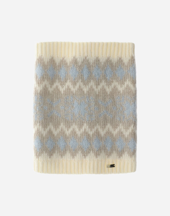 Herno MOHAIR NECK WARMER WITH NORWEGIAN PATTERN  COL00013D703831010