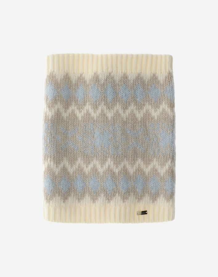 Herno MOHAIR NECK WARMER WITH NORWEGIAN PATTERN  COL00013D703831010