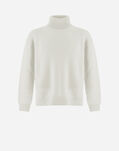 Herno TURTLENECK SWEATER IN INFINITY HERRINGBONE WOOL  ML000010U702401010