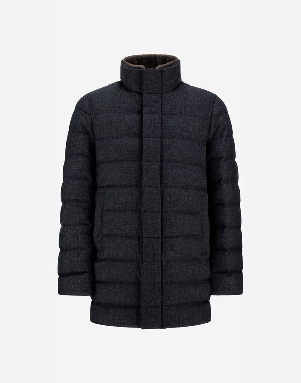 Herno CARCOAT IN CASHMERE, SILK AND MONOGRAM  PI001310U380879200