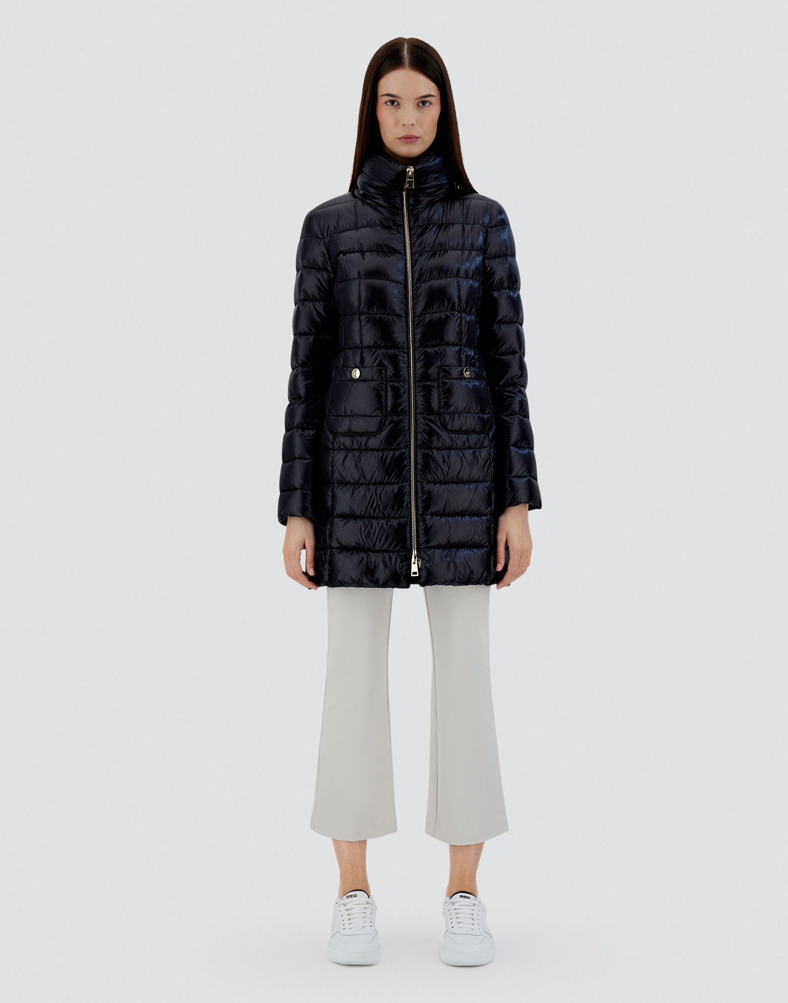 HERNO ヘルノ ICONICO MARIA ダウンコート 40 羽3 MARIA in Black for Women | Herno®