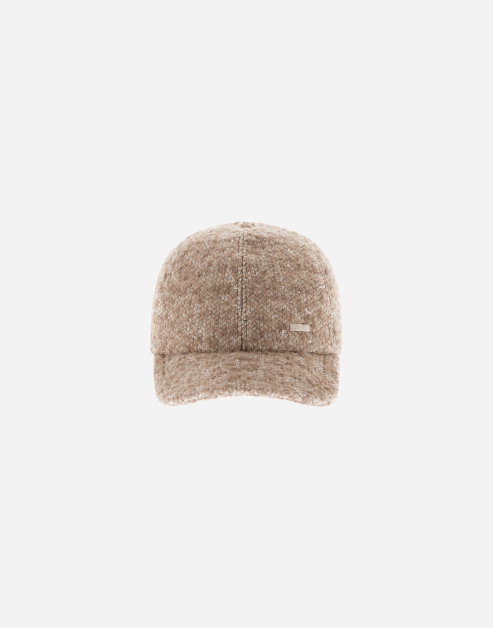 Herno BASEBALL CAP IN ALPACA BOUCL&Eacute; FABRIC  BER0015DR334941985
