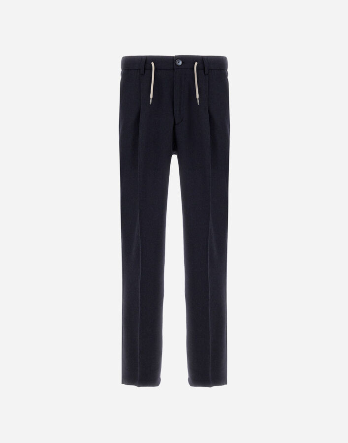 Herno RESORT TROUSERS IN CASHMERE SILK  PT00037UR380879200