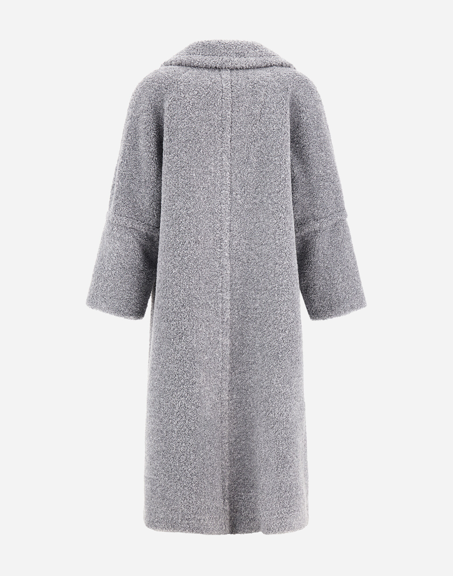 COAT IN MELANGE TEDDY in Grey for Women | Herno®