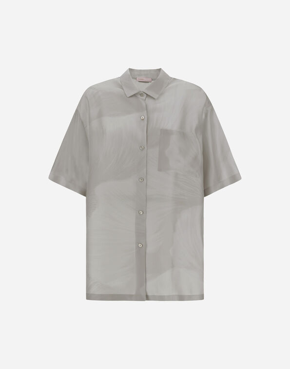 Herno RESORT SHIRT IN PURE SILK WITH FLORAL PRINT  CM00014DR16019P9404