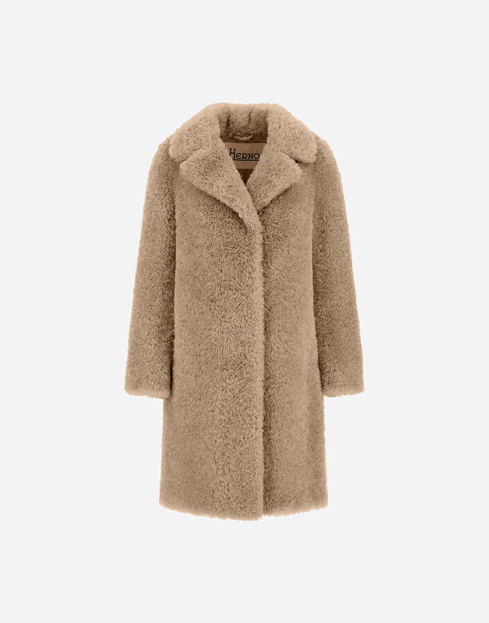 Herno COAT IN CURLY ALTERNATIVE FUR  GC000503D124211985