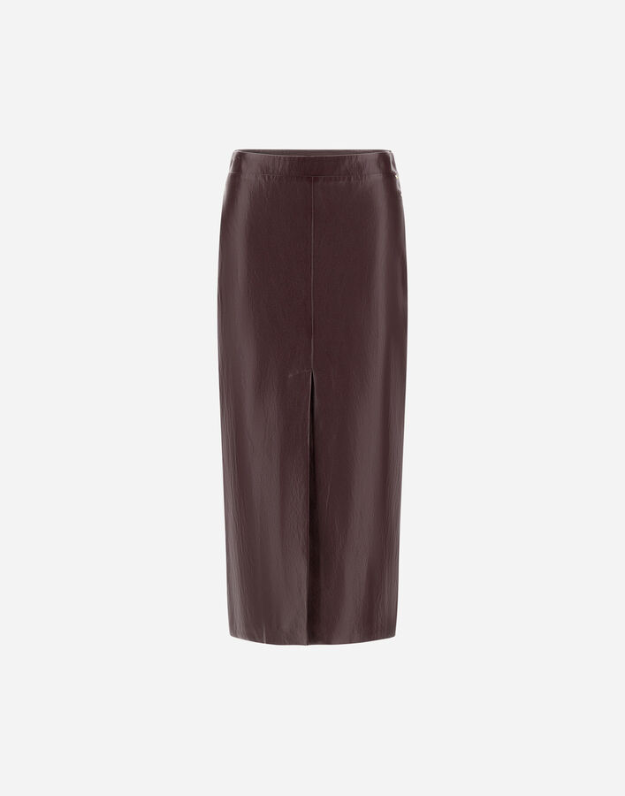 Herno LEATHER-EFFECT SKIRT  GN000121D129286715