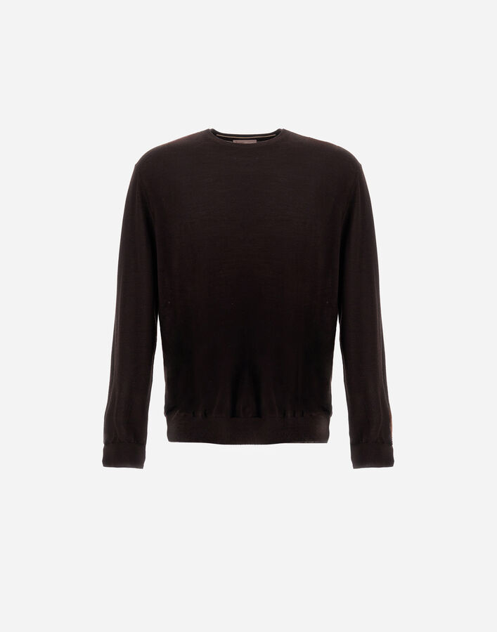Herno RESORT SWEATER IN WOOL AND SILK  MG00043UR700258993