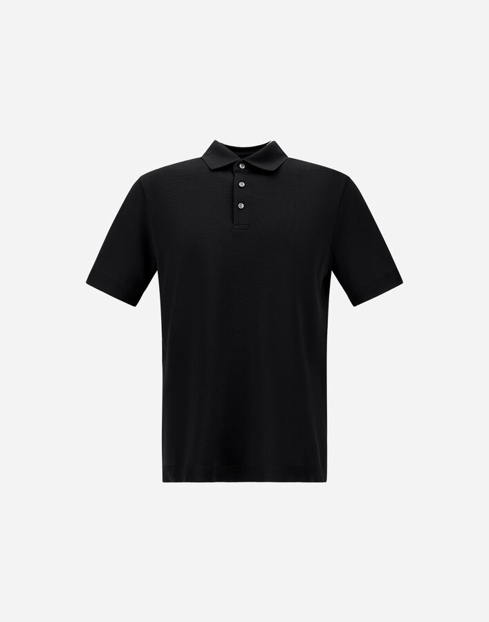Herno JERSEY KNIT EFFECT POLO SHIRT  JPL00125U520599300