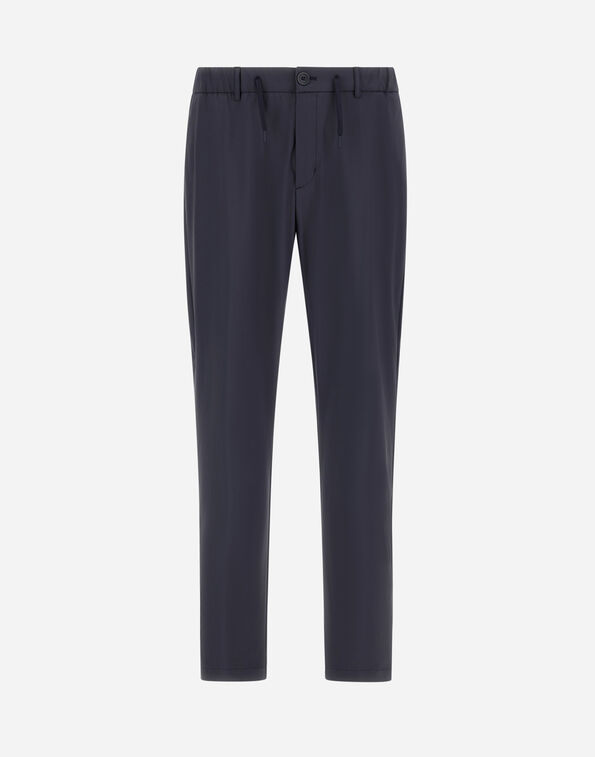 Herno TROUSERS IN WRINKLED STRETCH NYLON  PT000162U12781S9200