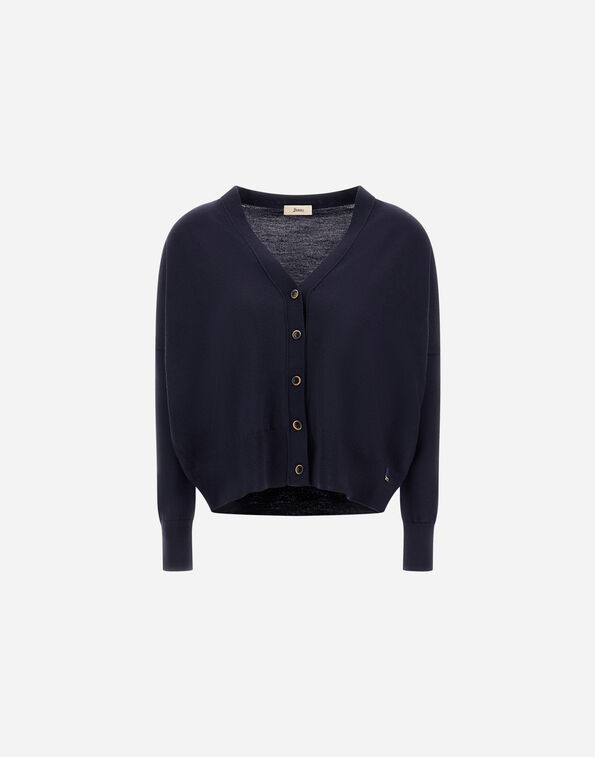 Herno CARDIGAN IN BASIC MERINO WOOL  MC000184D701659290