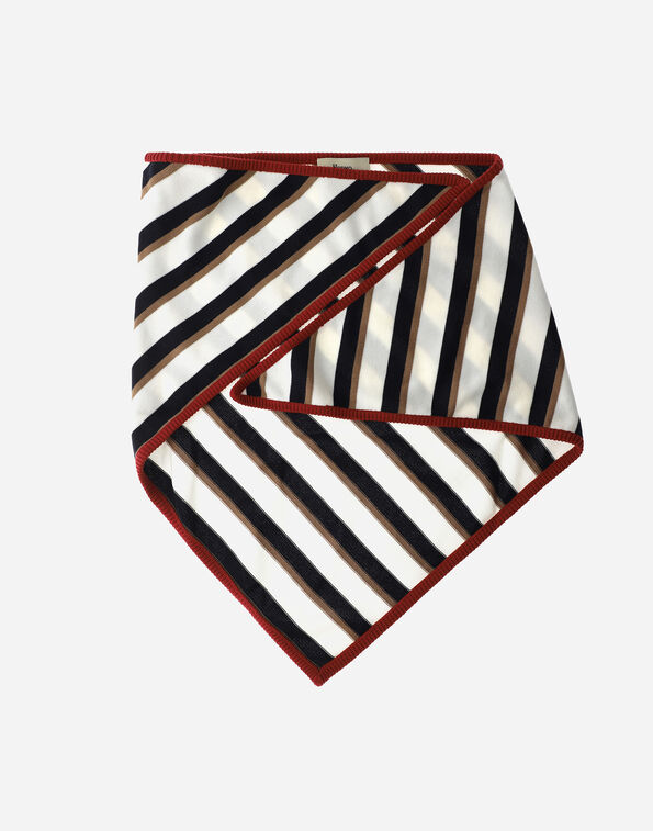 Herno SCARF IN TWO-TONE STRIPE COTTON  SCP00033D721181092